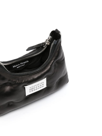 Maison Margiela Glam Slam Micro Leather Hobo Black