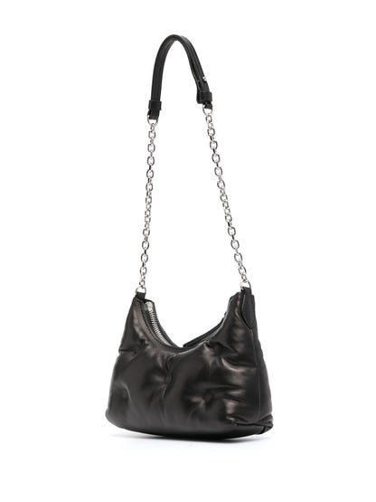 Maison Margiela Glam Slam Micro Leather Hobo Black