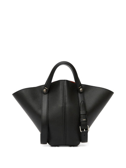 Maison Margiela Dress-Age Small Leather Handbag Black
