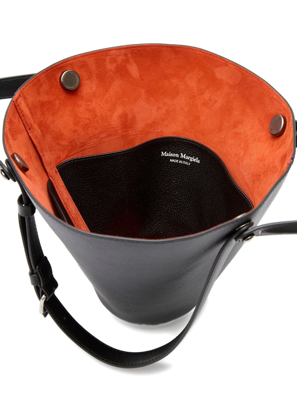 Maison Margiela Dress-Age Small Leather Handbag Black