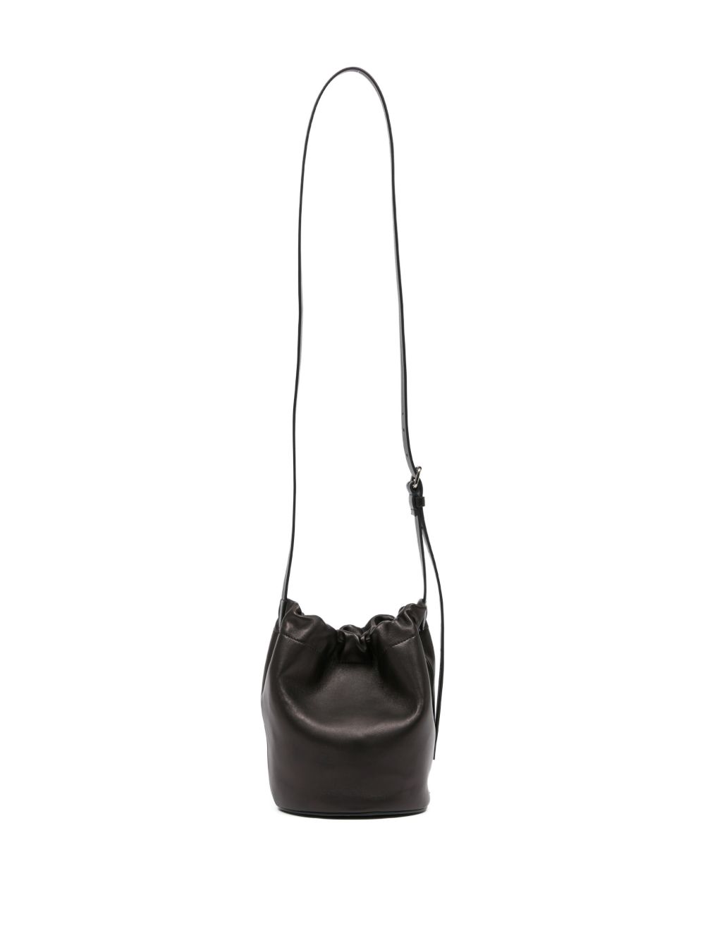Maison Margiela Lambskin Drawstring Clutch Black