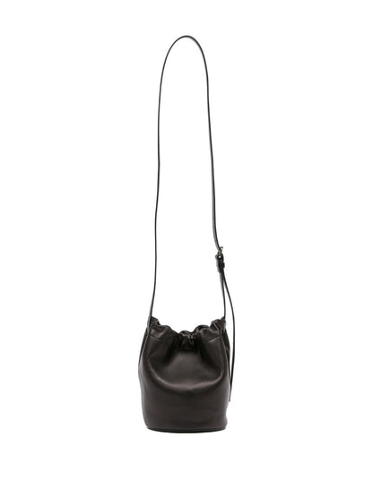 Maison Margiela Lambskin Drawstring Clutch Black