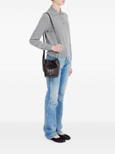 Maison Margiela Lambskin Drawstring Clutch Black