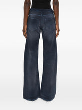 Balenciaga Regular Fit Frayed Jeans Blue