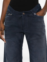 Balenciaga Regular Fit Frayed Jeans Blue