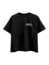 Balenciaga Logo Cotton Crewneck T-Shirt Black