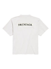 Balenciaga Cotton Crewneck T-Shirt White White