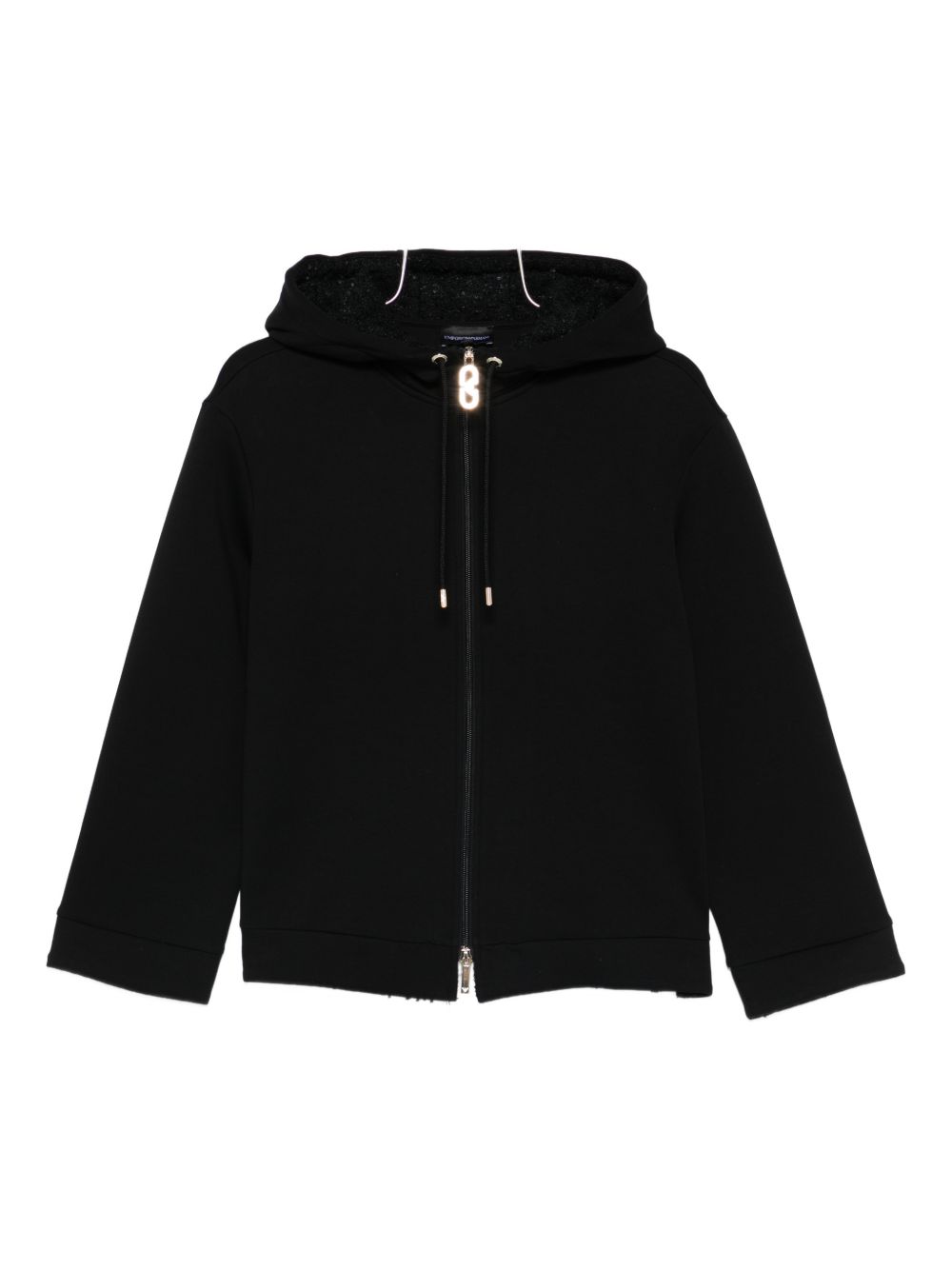 Emporio Armani Cotton Blouson Jacket Black