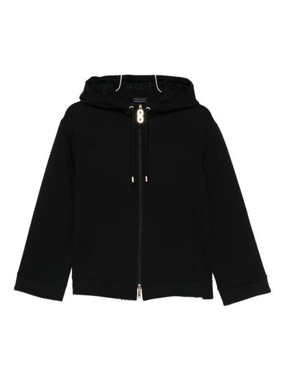 Emporio Armani Cotton Blouson Jacket Black