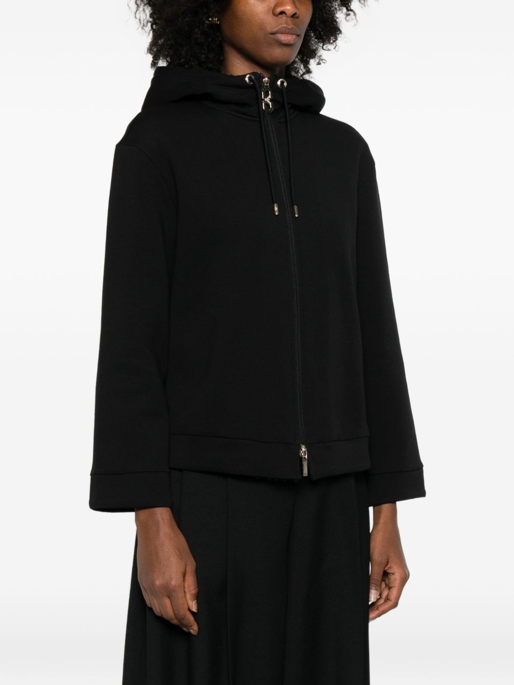 Emporio Armani Cotton Blouson Jacket Black