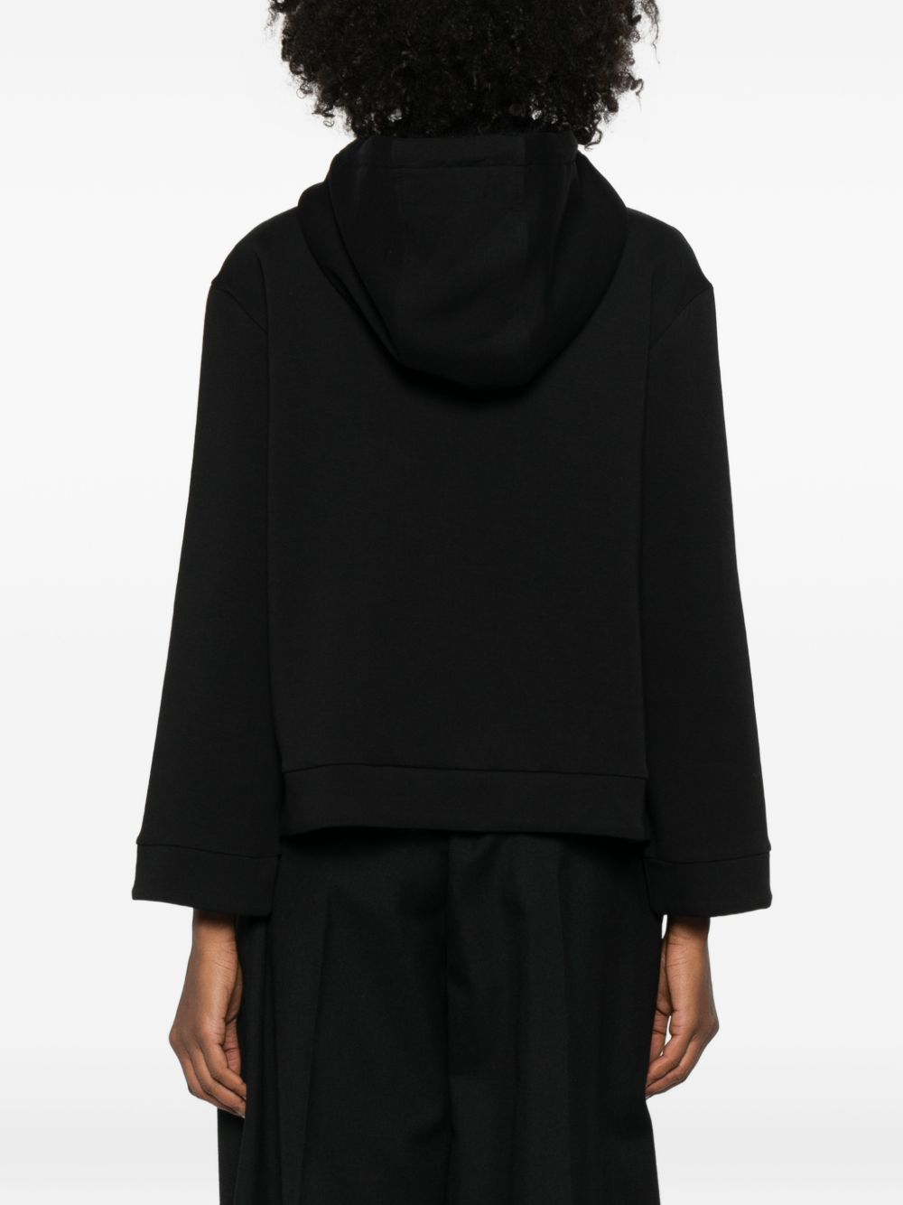 Emporio Armani Cotton Blouson Jacket Black