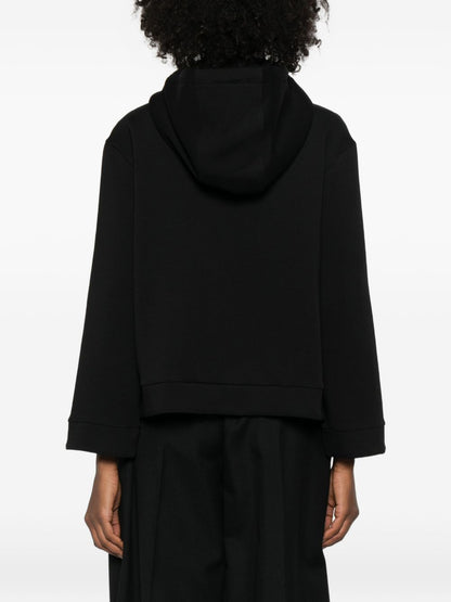 Emporio Armani Cotton Blouson Jacket Black