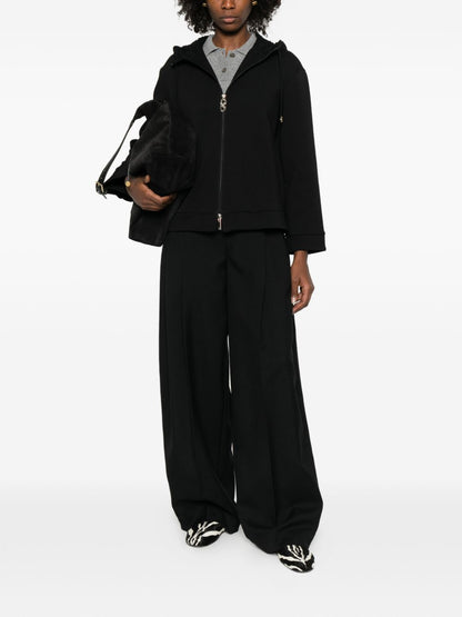 Emporio Armani Cotton Blouson Jacket Black