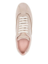 Fabiana Filippi Suede Low Sneakers Beige