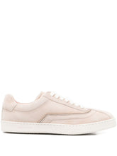 Fabiana Filippi Suede Low Sneakers Beige