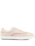Fabiana Filippi Suede Low Sneakers Beige
