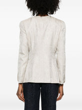 Emporio Armani Double Breasted Viscose Jacket Beige