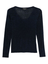Fabiana Filippi Crewneck Viscose Sweater Blue blue