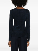 Fabiana Filippi Crewneck Viscose Sweater Blue blue
