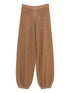 Fabiana Filippi Elastic-Waist Knit Trousers Brown