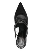 Emporio Armani Exclusive Silk Slingback Pumps Black