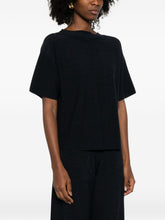Fabiana Filippi Round Neck Wool Sweater Blue