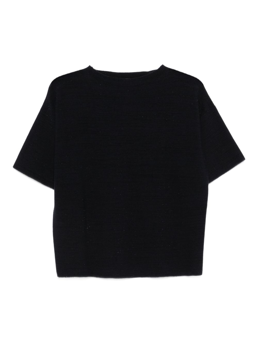 Fabiana Filippi Round Neck Wool Sweater Blue