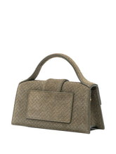JACQUEMUS Le Bambino Calf Leather Handbag Green