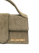 JACQUEMUS Le Bambino Calf Leather Handbag Green