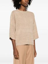 Fabiana Filippi Knitted Wool Blend Sweater Beige beige