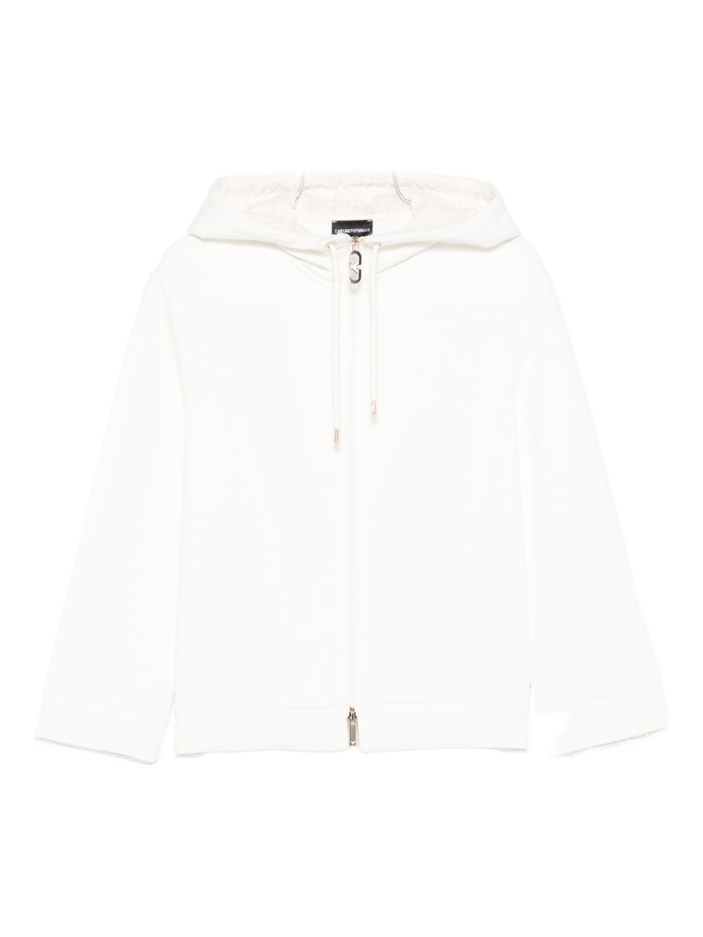 Emporio Armani Cotton Blouson Jacket White