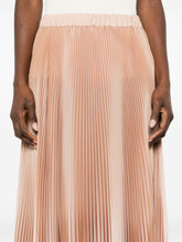 Fabiana Filippi Pleated Midi Skirt Orange orange