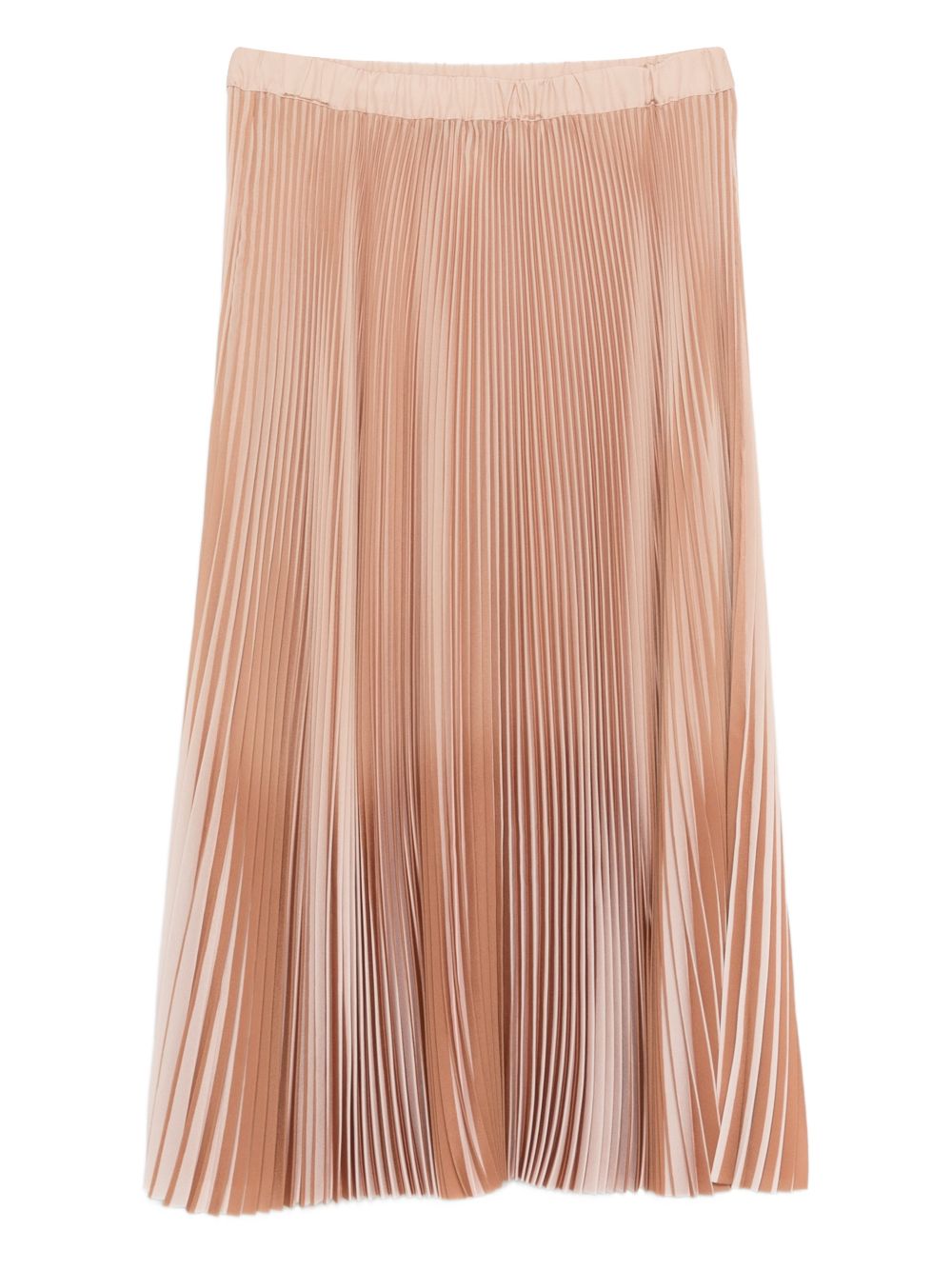 Fabiana Filippi Pleated Midi Skirt Orange orange