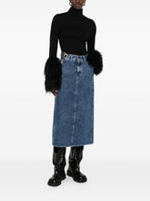 Diesel Midi Denim Skirt Blue
