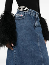 Diesel Midi Denim Skirt Blue