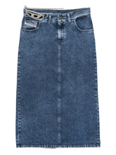 Diesel Midi Denim Skirt Blue
