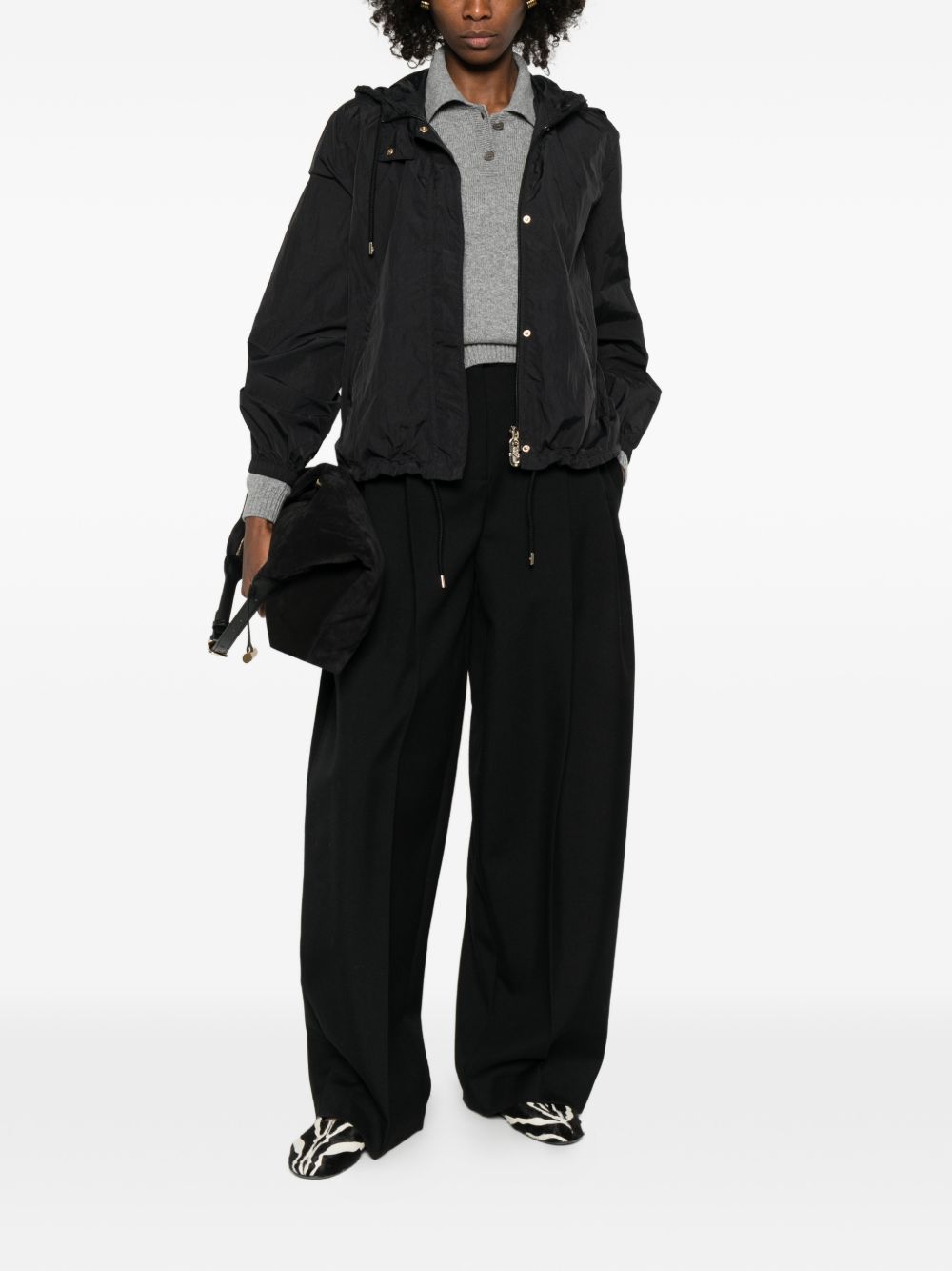 Emporio Armani Capsule Nylon Jacket Black