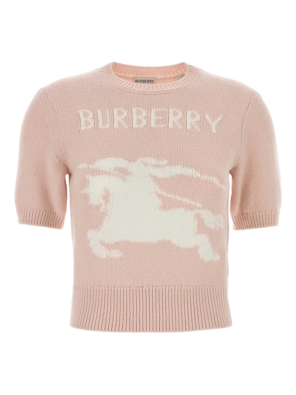 Burberry EKD Wool Cashmere Sweater Pink