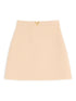 Valentino VLogo Signature Wool Skirt Beige beige