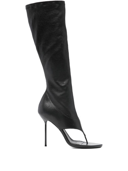 Paris Texas Lidia Thong Boots Black