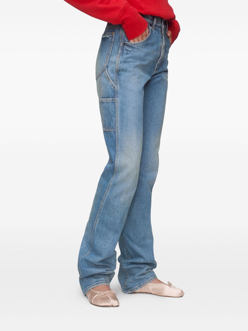 Maison Margiela Denim Straight Jeans Clear Blue