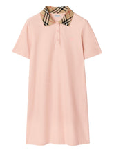 Burberry Check Cotton Dress Pink