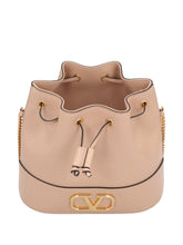 Valentino Garavani Mini Bucket Bag With Chain Pink