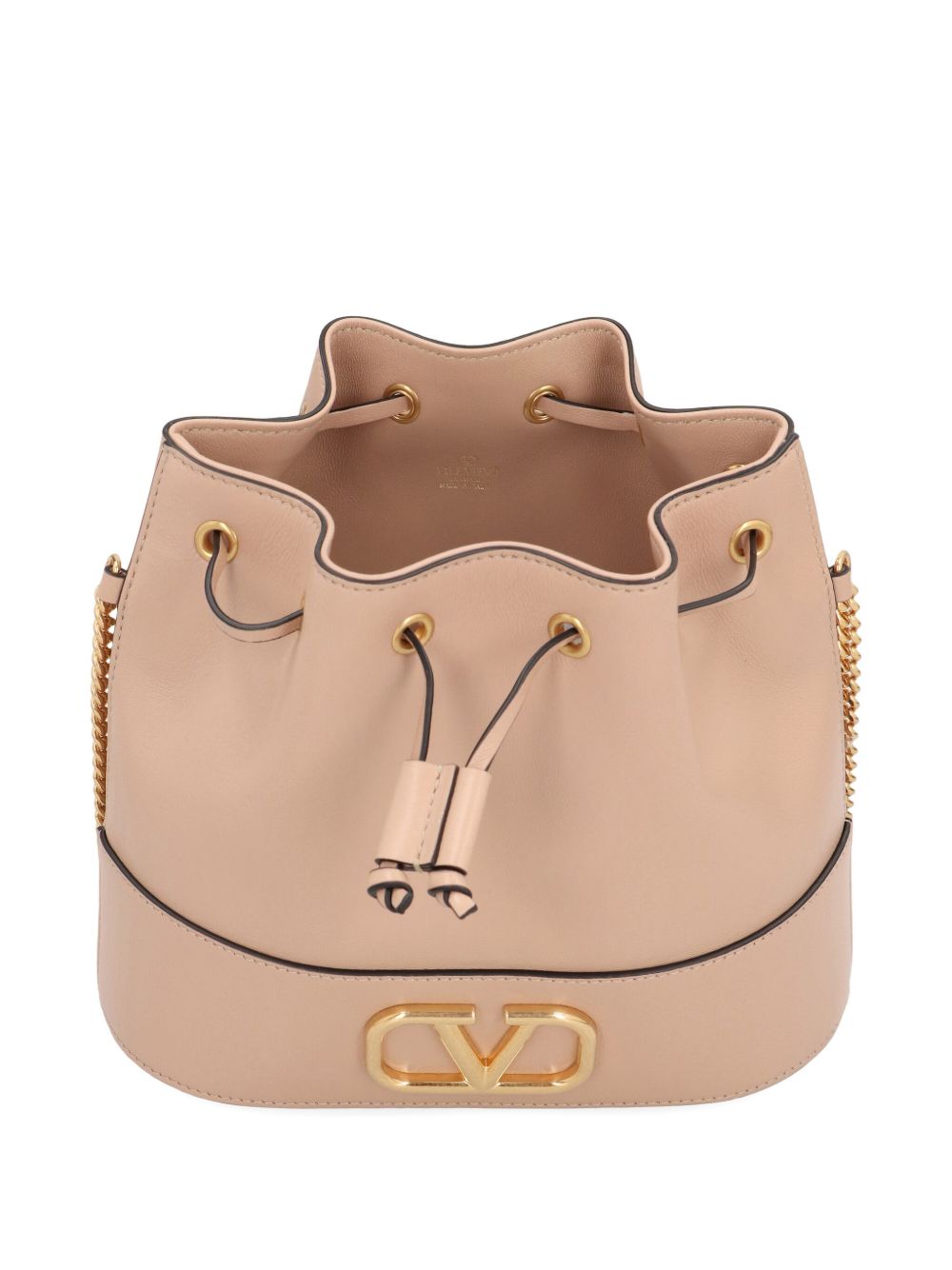 Valentino Garavani Mini Bucket Bag With Chain Pink