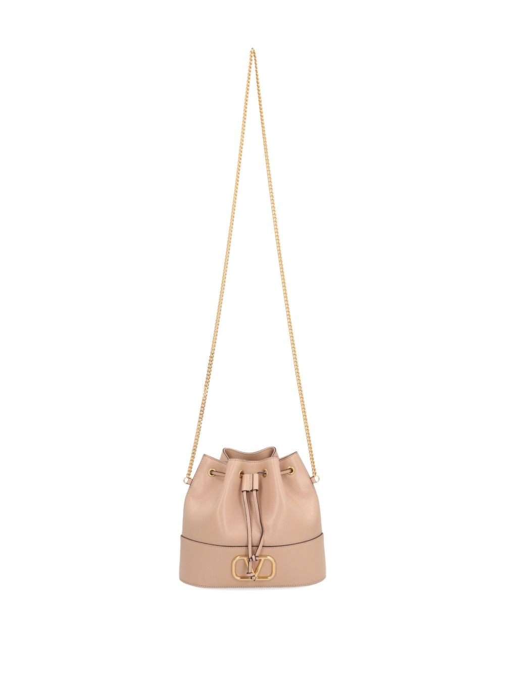 Valentino Garavani Mini Bucket Bag With Chain Pink