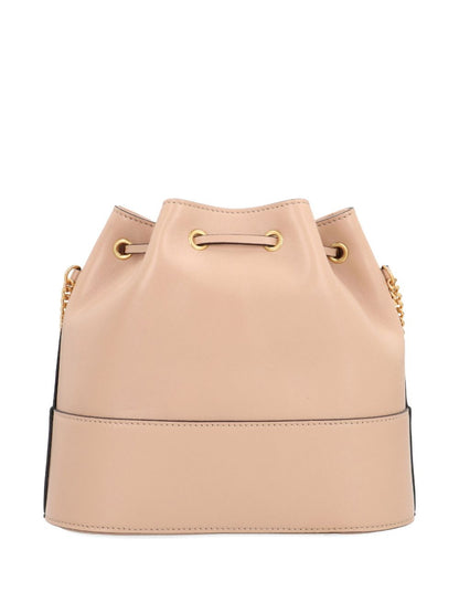 Valentino Garavani Mini Bucket Bag With Chain Pink