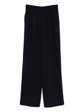 Emporio Armani Elasticated Mid-Rise Trousers Blue