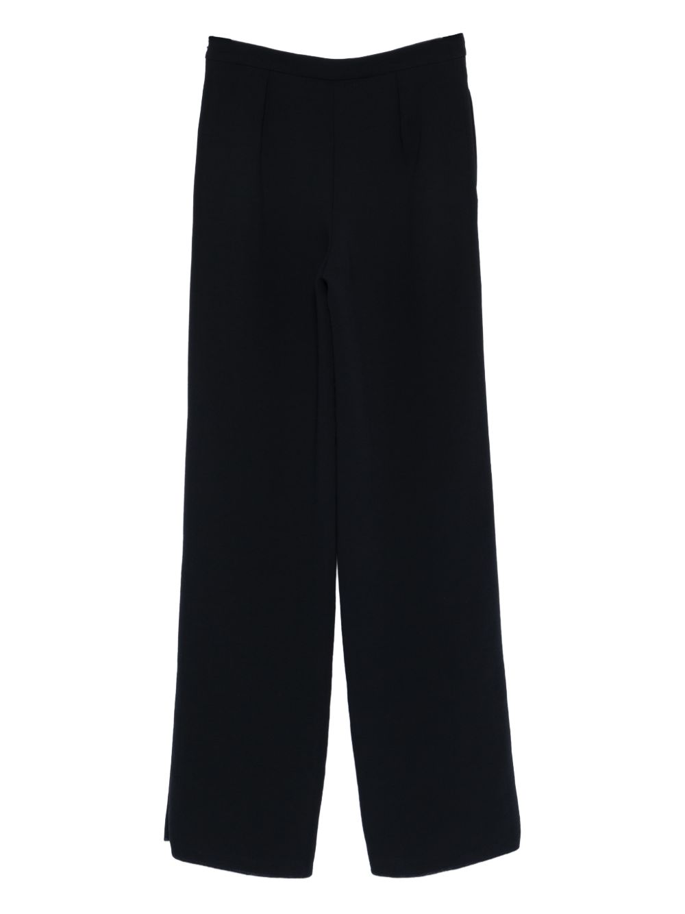Emporio Armani Elasticated Mid-Rise Trousers Blue