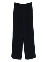 Emporio Armani Elasticated Mid-Rise Trousers Blue