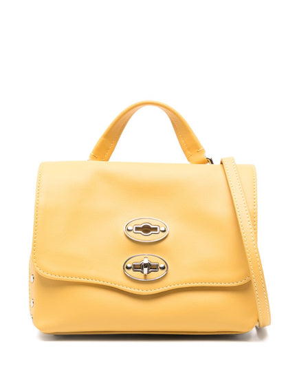 Zanellato Postina Baby Leather Handbag Yellow